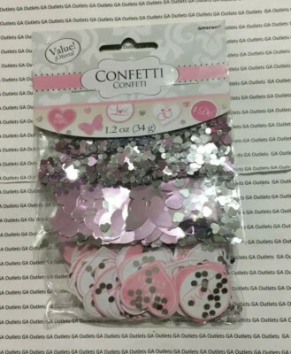 Confeti Amscan Pink I Do& Butterfly Value | Fiesta de boda y compromiso  Foto 1 de 2