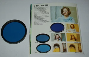 VINTAGE OLD NEW STOCK HOYA HMC 52MM 80B SCREW IN FILTER NEVER USED FREE SHIPPING - Picture 1 of 5