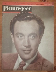 PICTUREGOER 15. FEBRUAR 1947 DENNIS PRICE COVER ROSAMUND JOHN BARBARA HALE - Bild 1 von 11
