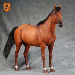 Mr.Z 056-3 Red 1:6 Scale Animal Resin Simulation Toy Thoroughbreds Horse Model - Picture 1 of 6