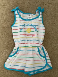 Disney Little Mermaid Romper Girls - Size 4 - Worn Once - Picture 1 of 3