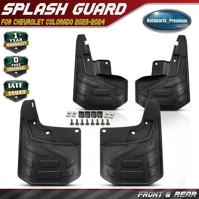 4 шт передних и задних грязевых щитков брызговики крыло для Chevrolet Colorado 2023-2024 - Изображение 1 из 4