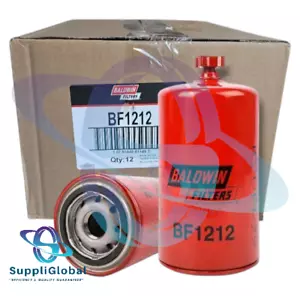 Filtro de combustible/agua BF1212 Baldwin reemplazo Cummins 3308638, FS1212 (paquete de 12) - Imagen 1 de 3