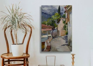 Cityscape, vintage impressionism, oil painting, impressionism - Picture 1 of 10
