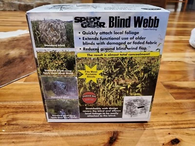 Spidy Gear Hunter's Blind Webb Covercraft BLW1001 Fits Most Blinds  Brand New - Image 1 of 4
