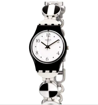 BLACKINIERE Swatch Women's Watch Stainless Steel Bracelet Swiss Quartz (#00559) - image 1 of 4