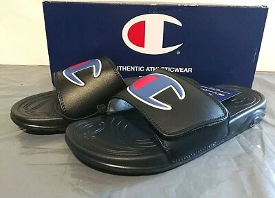 ¡EN VENTA! NUEVAS sandalias ajustables Champion para mujer y niño - ELIGE LA TALLA - NEGRAS Foto 1 de 4
