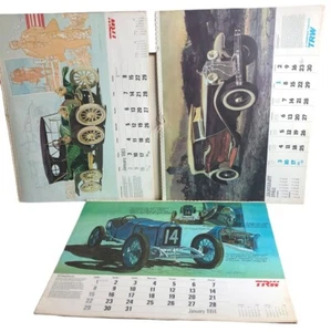 Calendarios vintage TRW 1982-1984 con los primeros automóviles 18" X 23 1/2" - Imagen 1 de 17