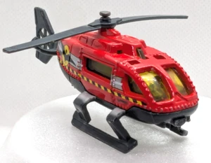 2001 Matchbox Mattel MB541 Red Rescue Helicopter Aviation Model 3" x 1"/ 3" Prop - Bild 1 von 9
