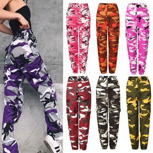 purple camo cargo pants womens