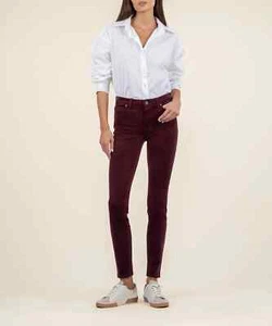 Kut from the Kloth Pants Womens Size 8 Petite Diana Corduroy Skinny Relaxed Fit - Picture 1 of 11