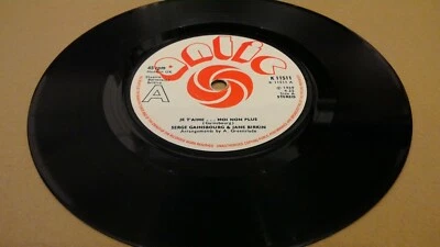 Serge Gainsbourg & Jane Birkin ‎- Je T'aime Moi Non Plus - UK '74 Antic Vinyl 7" - Image 1 of 2
