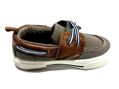 Carters Cosmos Grey/Brown Casual Shoes Toddler Boys Size 5M - Image 1 of 4