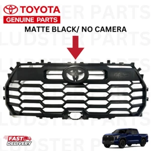 22 - 26 TOYOTA TUNDRA OEM TRD OFFROAD/Sport MATTE Black Grille (NO Camera) - Picture 1 of 2