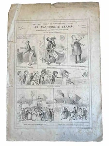 McLean’s Monthly Sheet of Caricatures Vol 6, Aug 1, 1835 Feat. Isaac Tomkins - Picture 1 of 15