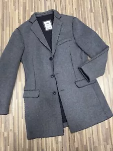 Esprit Wolljacke Cabanjacke Winterjacke Jacke Grau- Schwarz Gr. 102 - Bild 1 von 5
