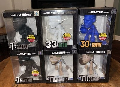 Luka Doncic Larry Bird Stephen Curry Kevin Durant Mini NBA smALL-STARS Lote x6 Foto 1 de 4