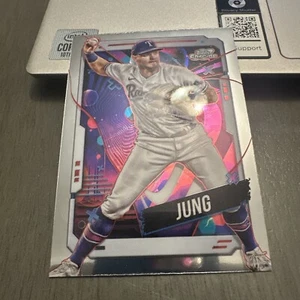 2024 Topps Cosmic Chrome Baseball #27 Josh Jung - Texas Rangers - Picture 1 of 2