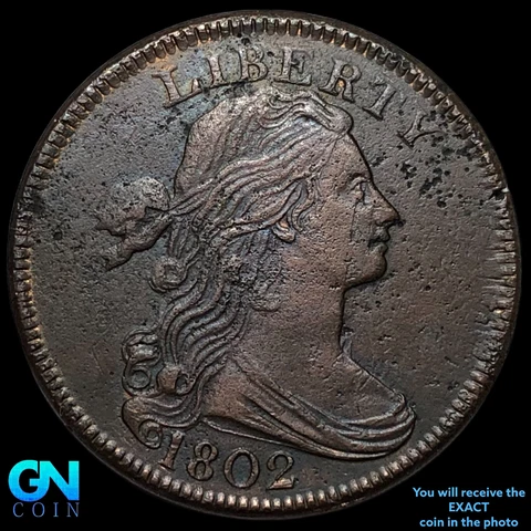 1802 Draped Bust Large Cent  #E3035 Cover