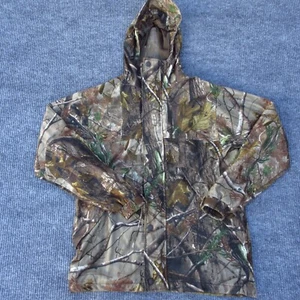 Cabela's Dry Plus Men's Realtree AP Camo Jacket Mesh Lined Hooded Size M Tall - Picture 1 of 22