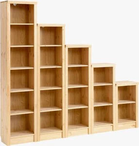 Standregal Kiefer massiv gelaugt/geölt 40x180x29cm 6 Fächer FSC® - Bild 1 von 2