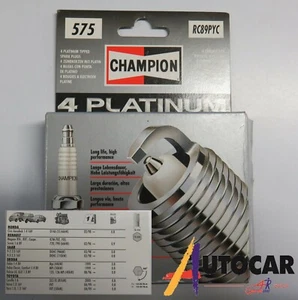 CANDELE PLATINUM CHAMPION BLISTER 4PZ PER HONDA CIVIC  COD. RC89PYC - Foto 1 di 1