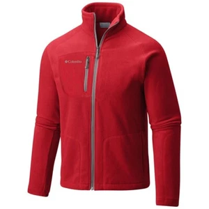 NWT Columbia Fast Trek Il Interchange  Full Zip Fleece Jacket  Red  Men's Med - Picture 1 of 5