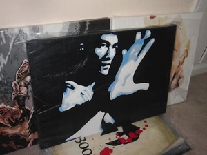 Quadro Pop Art Bruce Lee 40x28 NON stampa o cornice poster disponibile. - Foto 1 di 1