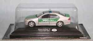 UH/DEL PRADO 1:43 2002 MERCEDES C230 POLICE CAR IN A BLISTER PACK - Picture 1 of 6