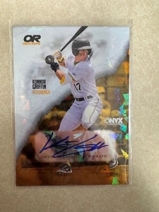 Konnor Griffin 2024 Onyx Rips #RAKOGR Auto Pirates First Round Draft Pick /465 - Bild 1 von 2