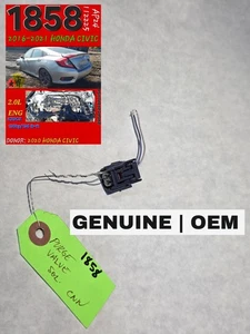 ⭐2016-2021 HONDA CIVIC Purge Valve Solenoid Connector Pigtail Plug Oem GENUINE ✅ - Picture 1 of 2