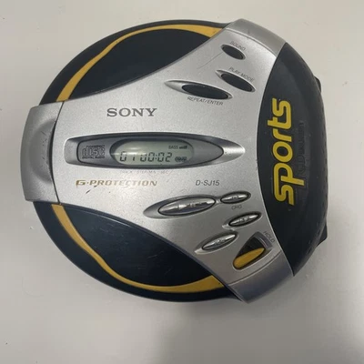 Reproductor de CD Sony Walkman Sports D-SJ15 protección G probado y funcionando  Foto 1 de 4