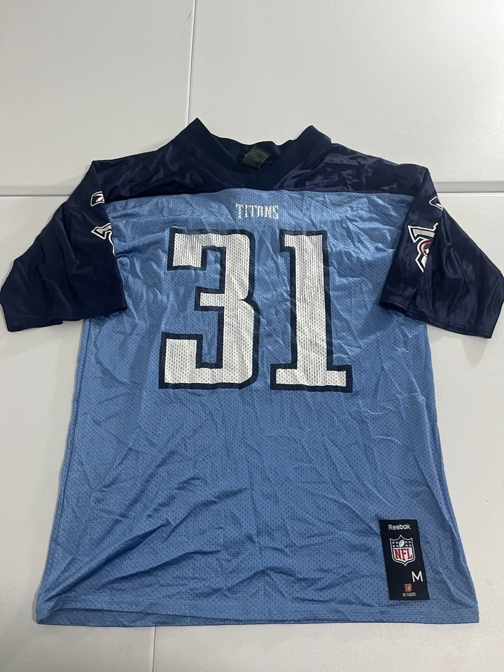 Camiseta Cortland Finnegan Tennessee Titans Reebok  Foto 1 de 4