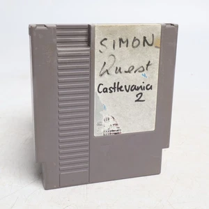 Castlevania 2 Simons Quest NES Nintendo Cartrige Only dmaged label - Picture 1 of 1