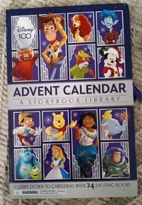 Disney Christmas 24 Days Count Down Calendar Of Storybook  - Picture 1 of 6