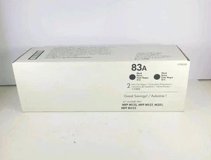HP 83A Czarny toner LaserJet (CF283AD) Oryginalne zapieczętowane pudełko OEM - Zdjęcie 1 z 4