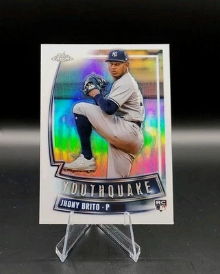 2023 Topps Chrome Update - Jhony Brito Youthquake (RC) #YQ-59 New York Yankees🔥 - Image 1 of 2