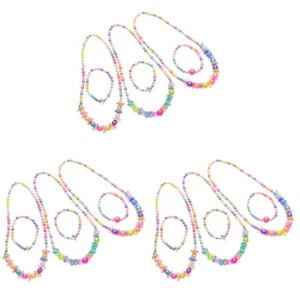 Set of 3 Bracelet Kids Childrens Jewelry for Girls Baby Necklace - Picture 1 of 12