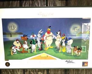 1994 LOONEY TUNES SLUGGERS MCKIMSON FIRMATO EDIZIONE LIMITATA COA - Foto 1 di 1