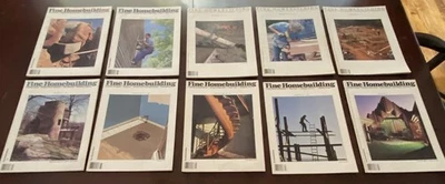 Lot 10 Magazines FINE HOMEBUILDING Charter Issue Feb/March 1981 - 1982 - Image 1 of 4