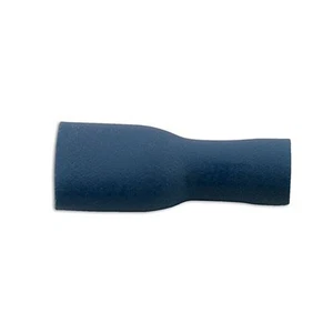 Connect Blue Female Fully Ins. Push-On 6.3mm 100pc 30173 - Picture 1 of 1