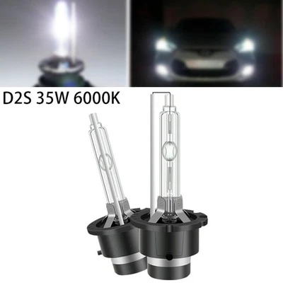 Headlight Bulb Xenon Lamp Pair Vehicle White 2pcs / Set 35w 6000K 6000k - Image 1 of 4