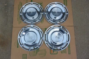 1960 CHEVY IMPALA BEL AIR BISCAYNE 14" HUBCAPS SET OF 4 - Picture 1 of 8