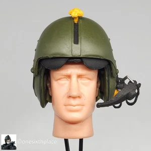 1:6 Ultimate Soldier US Vietnam Air Cavalry Helicopter Pilot Helmet 12" Figures - Picture 1 of 8