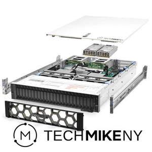 Dell PowerEdge R740xd Server 2.10Ghz 44-Core 576GB 2x 400GB SAS SSD 12G H730P - Picture 1 of 5