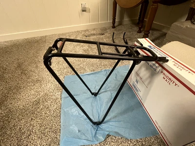 Tubus Vega Classic Rear Rack Rear Eyelet Mount  26in thru 29in Black - Image 1 of 4