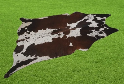 100% Original Kuhfell Teppich Bereich Skin Leder 15.65 Sq.feet (124cmx117cm) - Bild 1 von 3
