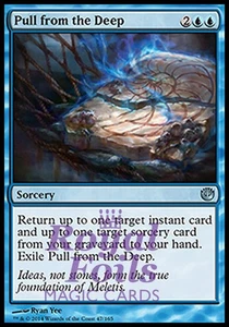 Pull from the Deep 2x FOIL JOU MTG Journey Into Nyx Uncommon MINT blue - Picture 1 of 1