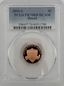 2016 "S" PCGS 70 RD DCAM Proof Lincoln Cent - Picture 1 of 2