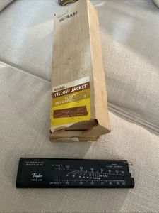 VINTAGE RITCHIE GIACCA GIALLA IMBRACATURA PSICROMETRO 69010 TAYLOR SYBRON CORP - Foto 1 di 6